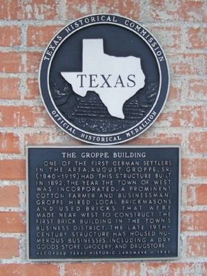 Groppe Building Marker image. Click for full size.