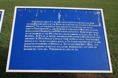 Harker's Brigade Marker. Click for full size. Harker's Brigade Marker image. Click for full size.