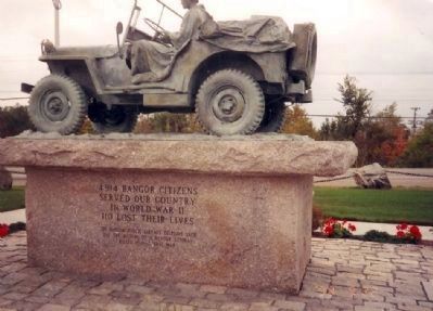 World War II Memorial Marker. Click for full size. World War II Memorial Marker image. Click for full size.