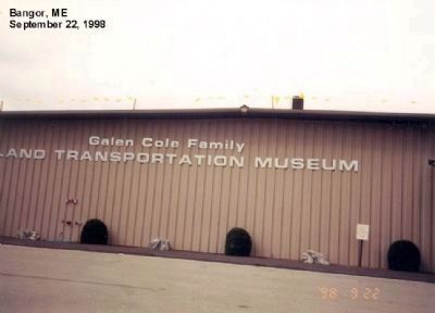 Cole Land Transportation Museum image. Click for full size.