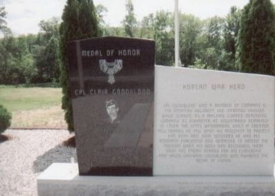 Cpl. Clair Goodblood Marker image. Click for full size.