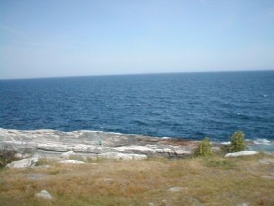 Pemaquid Point Lighthouse Marker. Click for full size. Pemaquid Point Lighthouse Marker image. Click for full size.