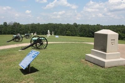 Battery I, Fourth U.S. Artillery Marker. Click for full size. Battery I, Fourth U.S. Artillery Marker image. Click for full size.