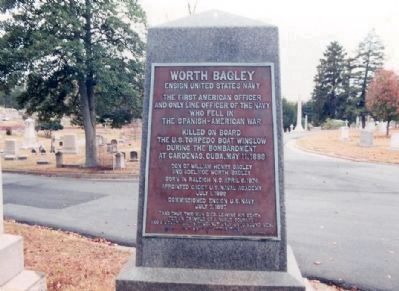 Worth Bagley Memorial. Click for full size. Worth Bagley Memorial image. Click for full size.