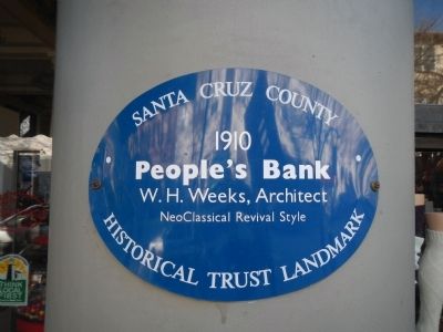 People's Bank Marker image. Click for full size.