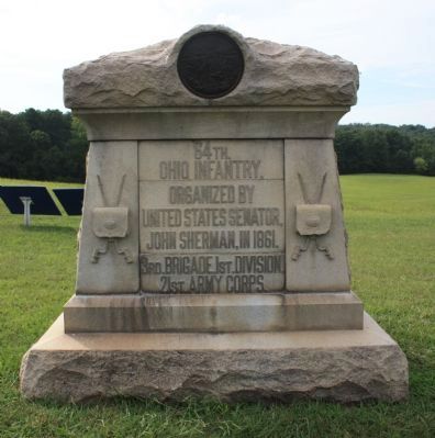 64th Ohio Infantry Marker image. Click for full size.