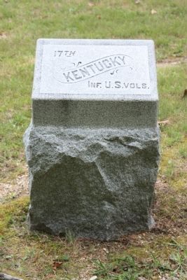 17th Kentucky Infantry Marker image. Click for full size.