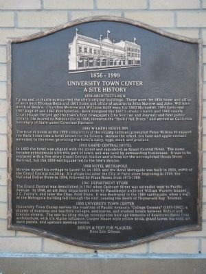 University Town Center Marker image. Click for full size.