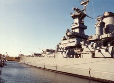 USS North Carolina Marker. Click for full size. USS North Carolina Marker image. Click for full size.
