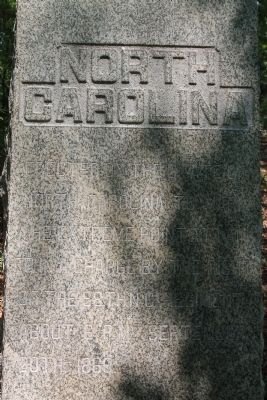 58th North Carolina Infantry Marker. Click for full size. 58th North Carolina Infantry Marker image. Click for full size.