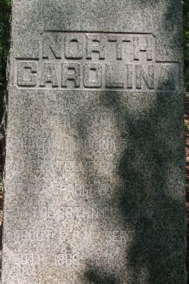 58th North Carolina Infantry Marker image. Click for full size.