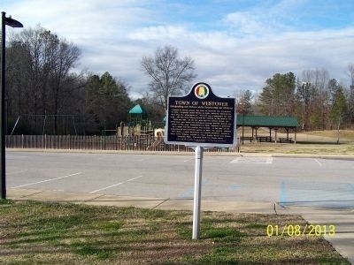 Town of Westover Marker image. Click for full size.