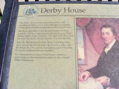 Derby House Marker. Click for full size. Derby House Marker image. Click for full size.