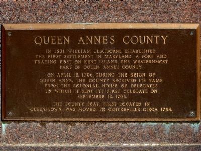 Queen Annes County Marker image. Click for full size.