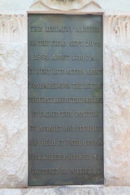98th Ohio Infantry Marker. Click for full size. 98th Ohio Infantry Marker image. Click for full size.