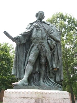 Norborne Berkeley, Baron de Botetourt Statue image. Click for full size.