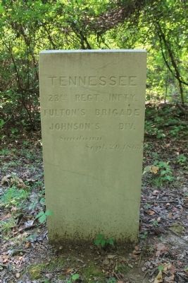 23rd Tennessee Infantry Marker image. Click for full size.