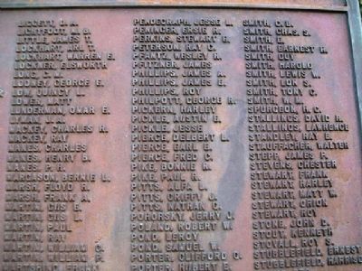 Polk County, Mo., WWI Honored Vets. Click for full size. Polk County, Mo., WWI Honored Vets image. Click for full size.
