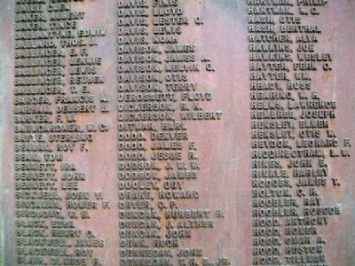 Polk County, Mo., WWI Honored Vets. Click for full size. Polk County, Mo., WWI Honored Vets image. Click for full size.