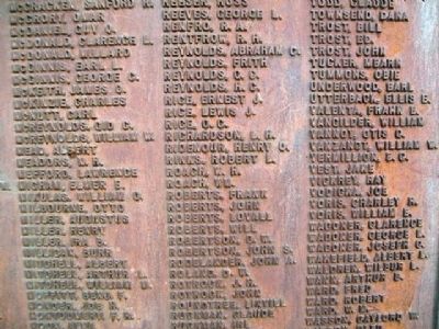 Polk County, Mo., WWI Honored Vets. Click for full size. Polk County, Mo., WWI Honored Vets image. Click for full size.