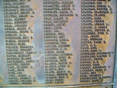 Polk County, Mo., WWI Honored Vets. Click for full size. Polk County, Mo., WWI Honored Vets image. Click for full size.