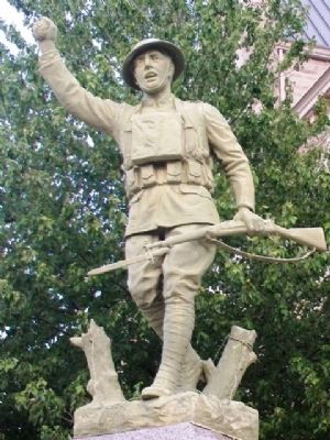 Polk County, Missouri, World War Memorial Statue. Click for full size. Polk County, Missouri, World War Memorial Statue image. Click for full size.