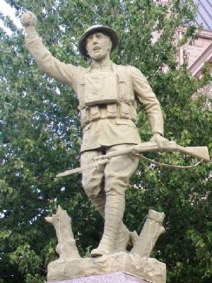 Polk County, Missouri, World War Memorial Statue image. Click for full size.