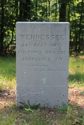 44th Tennessee Infantry Marker image. Click for full size.