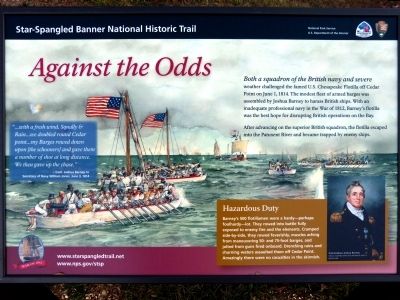 Against the Odds Marker. Click for full size. Against the Odds Marker image. Click for full size.