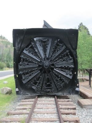 Business end of the Rotary Snowplow image. Click for full size.