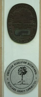 President's House National Register and American Revolution Bicentennial medallions image. Click for full size.