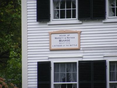 Marrett and Nathan Munroe House Marker. Click for full size. Marrett and Nathan Munroe House Marker image. Click for full size.