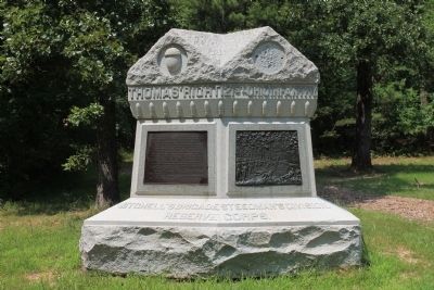 121st Ohio Infantry Marker. Click for full size. 121st Ohio Infantry Marker image. Click for full size.