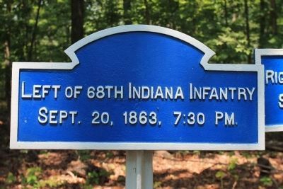 68th Indiana Infantry "Flank Marker". Click for full size. 68th Indiana Infantry "Flank Marker" image. Click for full size.