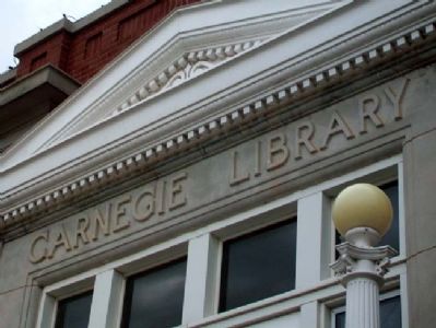 Carnegie Library Frontispiece image. Click for full size.