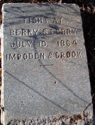 Fight at Berry's Ferry Marker image. Click for full size.