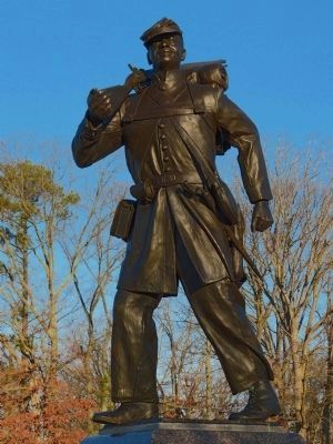 Gary Casteel's USCT statue image. Click for full size.