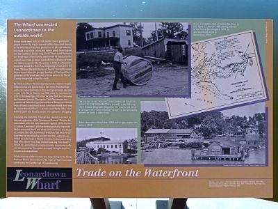 Trade on the Waterfront Marker. Click for full size. Trade on the Waterfront Marker image. Click for full size.
