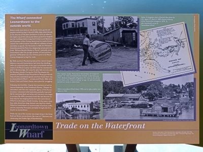 Trade on the Waterfront Marker image. Click for full size.