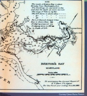 1889 Map of Breton's Bay image. Click for full size.