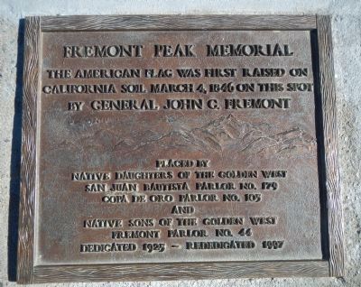 Fremont Peak Memorial Marker image. Click for full size.