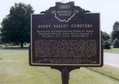 Sandy Valley Cemetery Marker image. Click for full size.