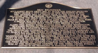 New Brunswick Marker image. Click for full size.