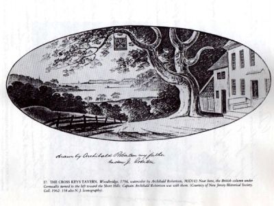 1794 Image of Woodbridge's Cross Keys Tavern image. Click for full size.