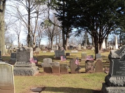 Graves in First Presbyterian Church Cemetery image. Click for full size.