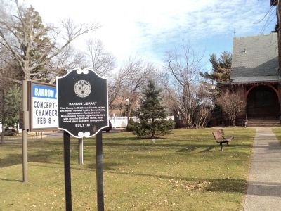 Marker in Woodbridge. Click for full size. Marker in Woodbridge image. Click for full size.