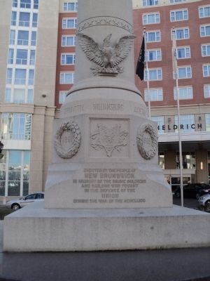 New Brunswick Civil War Monument Marker image. Click for full size.