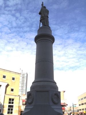 New Brunswick Civil War Monument (Rear View) image. Click for full size.