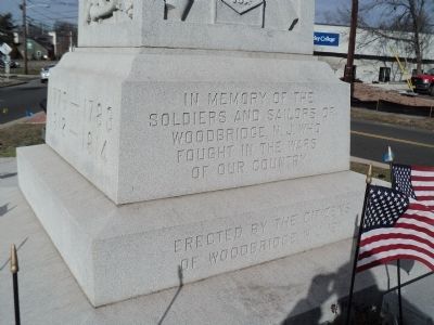 Woodbridge War Memorial Marker image. Click for full size.
