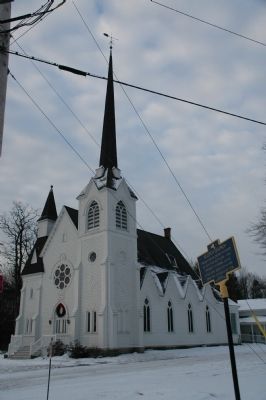 Scotch Church & Marker. Click for full size. Scotch Church & Marker image. Click for full size.